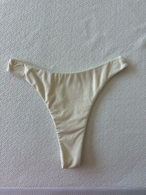 Worn Once Monday Swimwear Bottoms in Ivory Size Small